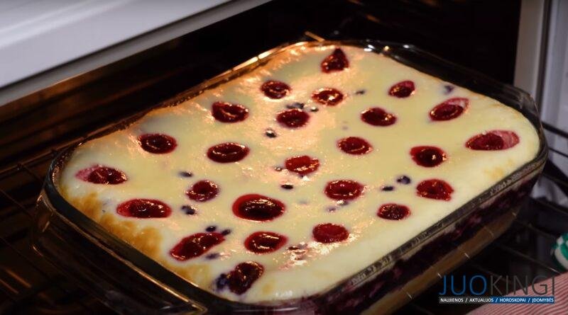 Нереально вкусная творожная запеканка с кремом. Нежнейший десерт в 2 слоя