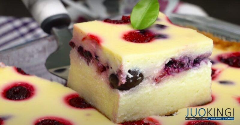 Нереально вкусная творожная запеканка с кремом. Нежнейший десерт в 2 слоя