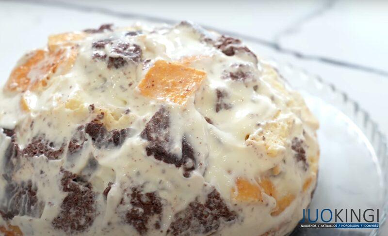 Нереально вкусный торт "Кучерявый мальчик". Рецепт за 30 минут без миксера.