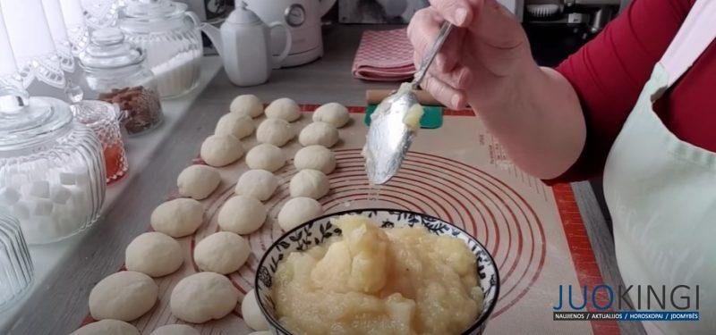 Пирожки с яблоками: румяные и красивые. Нежные и пышные пончики с яблочной начинкой