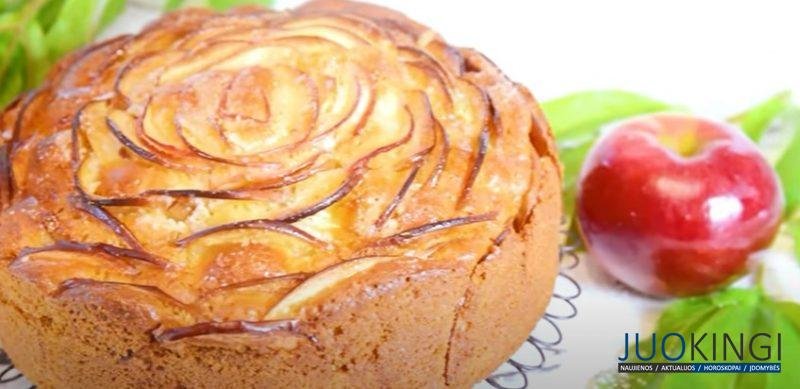 Яблочный пирог буквально за 5 минут. Просто и вкусно: один из самых легких рецептов