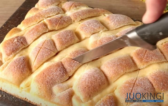 Воздушный пирог: быстро, просто, вкусно. Нежное тесто и вкусная начинка из творога