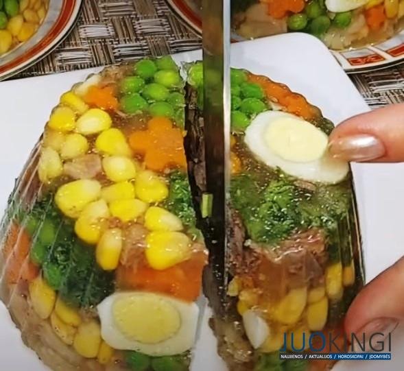 Затмит все блюда на праздничном столе. Вкусный и красивый холодец без желатина