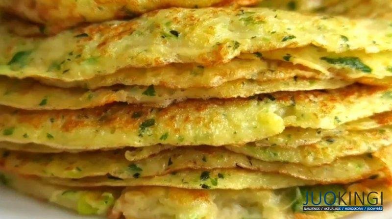 Увидела рецепт и сразу сделала. Блины из картофеля и кабачков