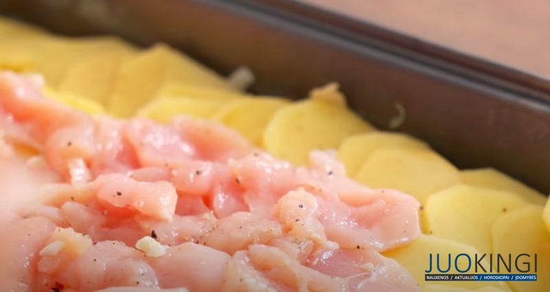 Простое и очень вкусное блюдо из картошки и куриного филе.  Полезный и быстрый рецепт ужина или обеда