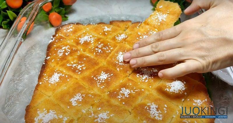 Покупаю манку и готовлю к чаю. Вкуснятина из ничего: ароматный и мягкий пирог