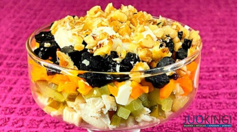 Салат “Прага”. В советских столовых он был самым дорогим в меню