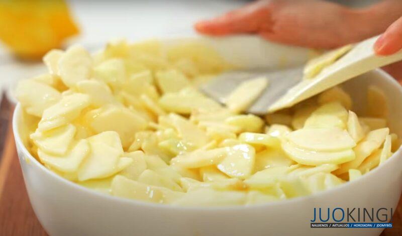 Французский яблочный пирог: много яблок и мало теста. Изумительно вкусный и нежный
