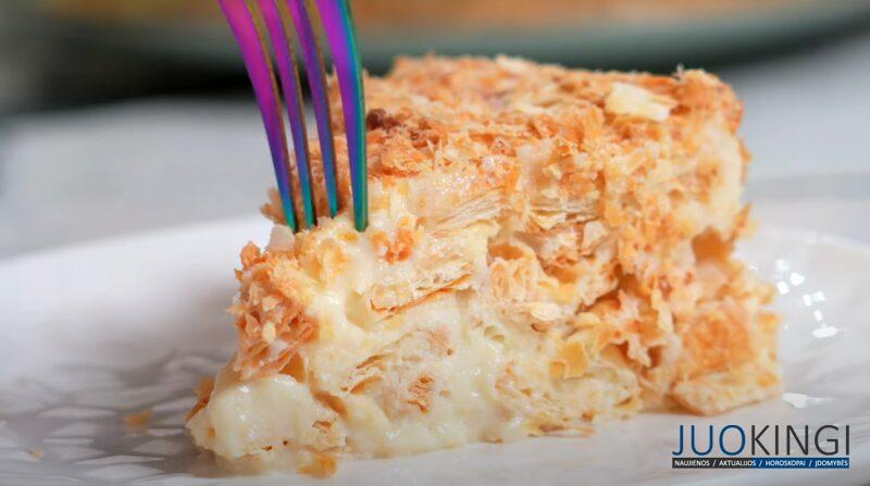 Отменный торт "Наполеон" без готовки коржей. Очень вкусно и просто