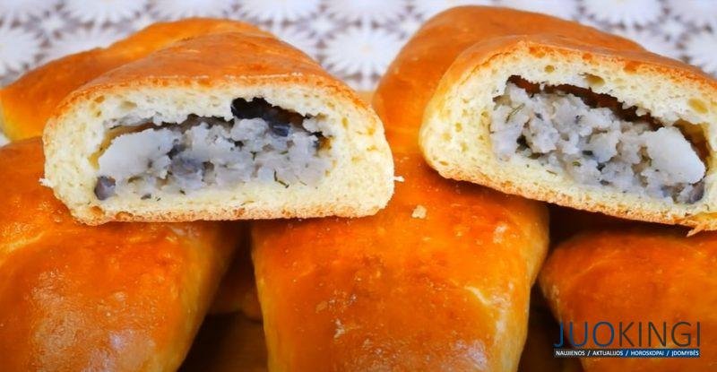 Пирожки в духовке с картошкой и грибами: нежные и вкусные