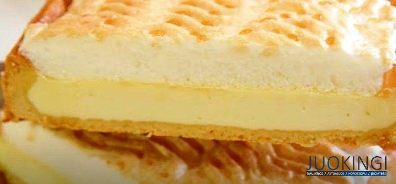Пирог, вкуснее, чем торт. "Слезы Ангела" -  с песочным тестом и творожным кремом