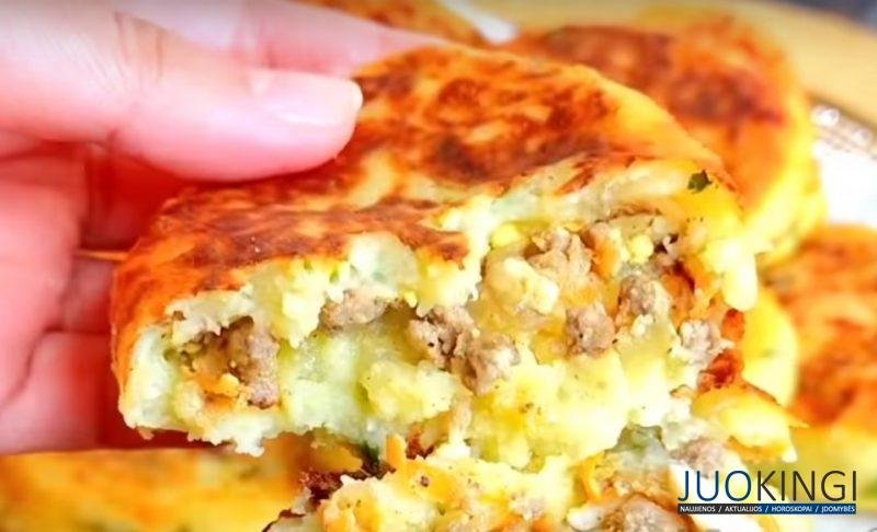Пирожки теперь не готовлю. Нашла рецепт проще и вкуснее: картофельные зразы с мясной начинкой