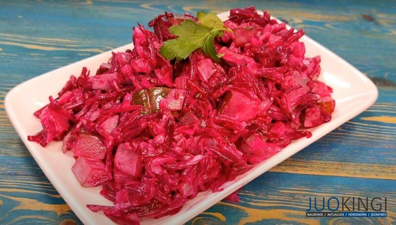 Дачный салат из свеклы. Такой вкусный, что ела бы каждый день