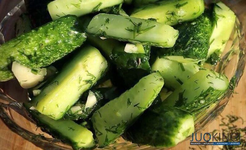 Сухой рецепт малосольных огурцов. Новый вкус понравился: утром готовлю, вечером хрустим