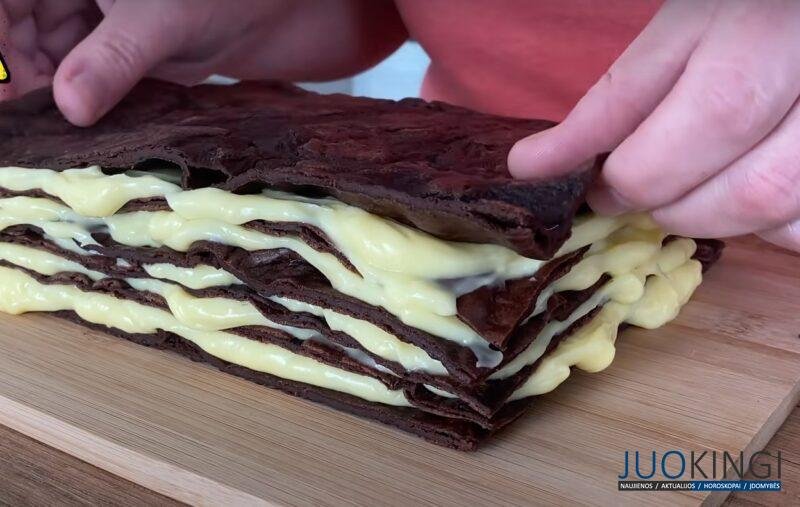 Влюбилась в этот торт с первого кусочка. Безумно вкусно: заварной торт "Карпатка"