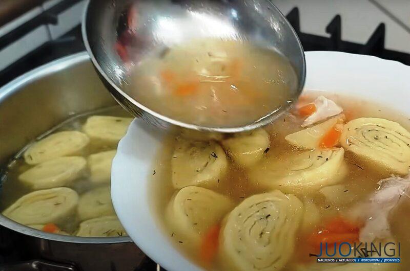 Вкусный и полезный суп с галушками: рецепт без «зажаривания». Просто, быстро, аппетитно