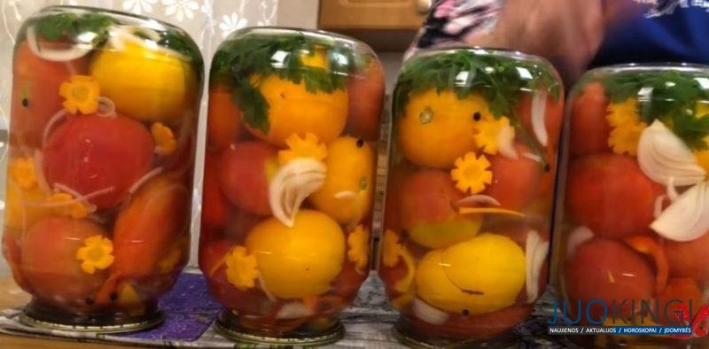 Самый вкусный  рецепт помидор на зиму. Всё съедаются до донышка, а рассол выпивается