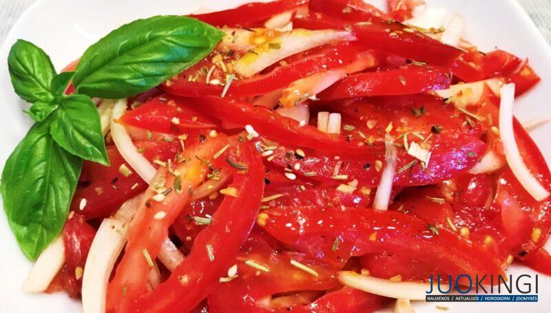 Самый вкусный салат из помидоров: простой рецепт. Ароматный салат с изумительной заправкой
