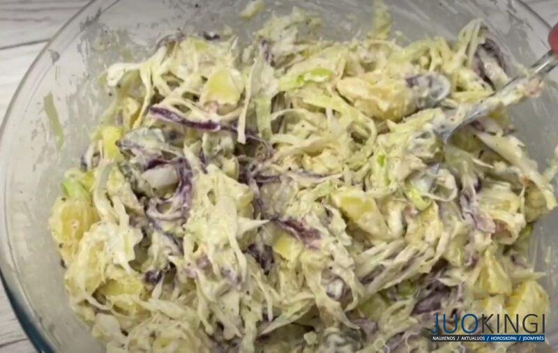 Самый вкусный немецкий салат. Никогда не устану его готовить: просто и вкусно
