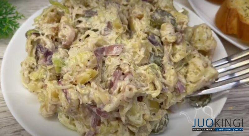 Самый вкусный немецкий салат. Никогда не устану его готовить: просто и вкусно