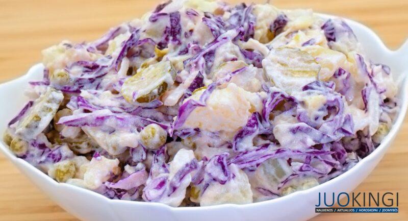 Самый вкусный немецкий салат. Гости будут в восторге от этой идеи