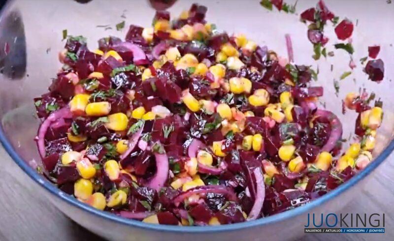Вкусный и сытный салат. Из банальной свеклы: на каждый день и на праздник