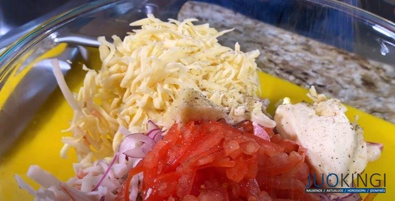 Вкусный салат с крабовыми палочками. Праздничный салат "Красное море" - сочный и быстрый