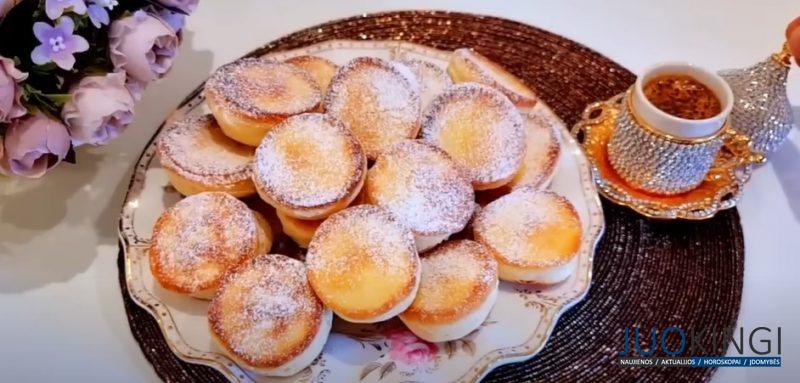 Вкусные и пышные сметанные оладьи! Завтрак за 5 мин
