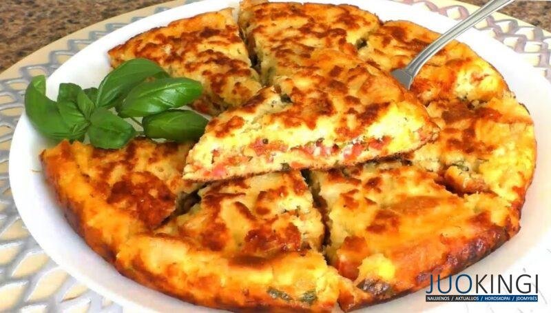 Вкуснятина на завтрак за 15 минут. Просто нарежьте немного хлеба: пиццу-пирог готовлю через день