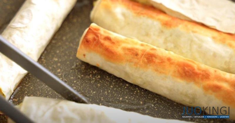 Вкусный рецепт за 10 минут. Ленивые трубочки с творогом и сыром