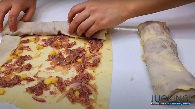 Вкусные рулеты с мясной начинкой. Снимаю шляпу перед тем, кто придумал этот рецепт: век живи век учись