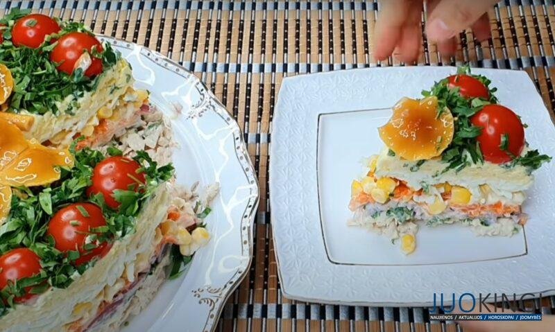 Вкусно, нежно и по-домашнему. Лучший салат на праздничном столе