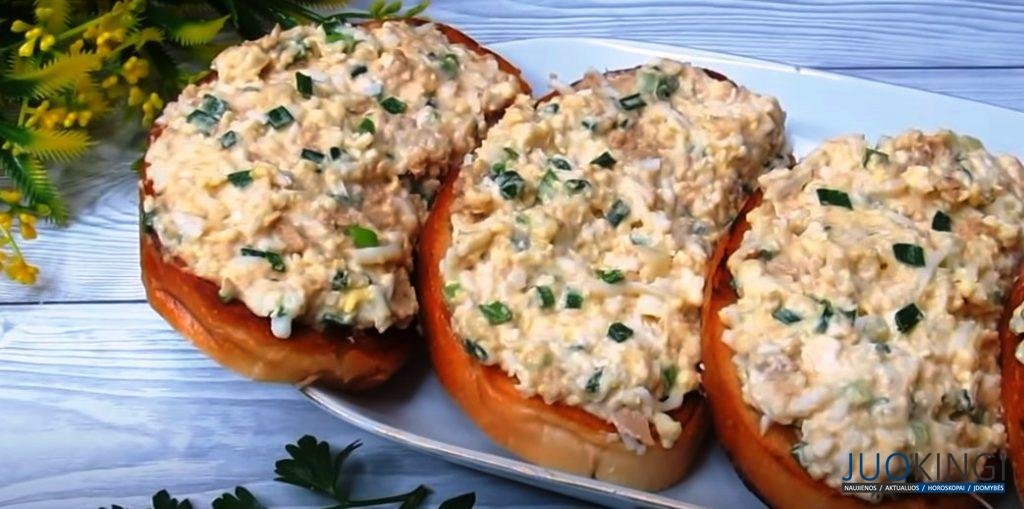 Вкусный перекус за 3 минуты. Намазка для бутербродов и наполнитель для праздничных корзинок
