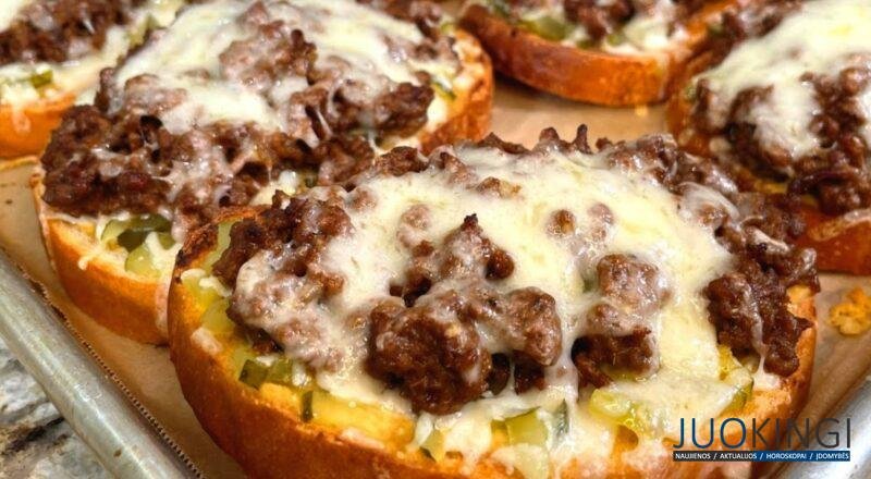 Горячие бутерброды "Восторг". Они такие вкусные, что я готовлю их 3 раза в неделю