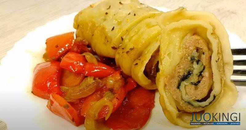 Накрутила на большую сковородку. Вкусный обед из простых продуктов