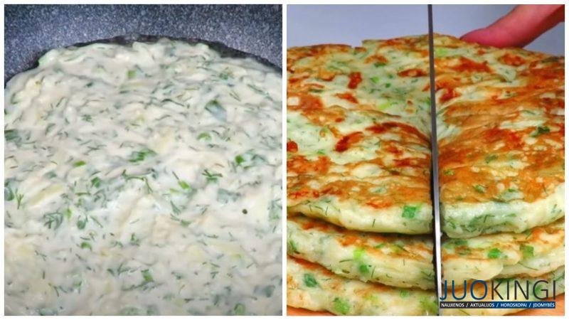 Сырные лепешки за 10 минут. Вкусный завтрак - быстрые хачапури