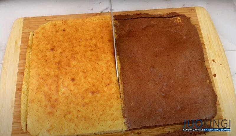 Нежный, как торт: вкусный пирог "День и Ночь". Всё смешала и в духовку