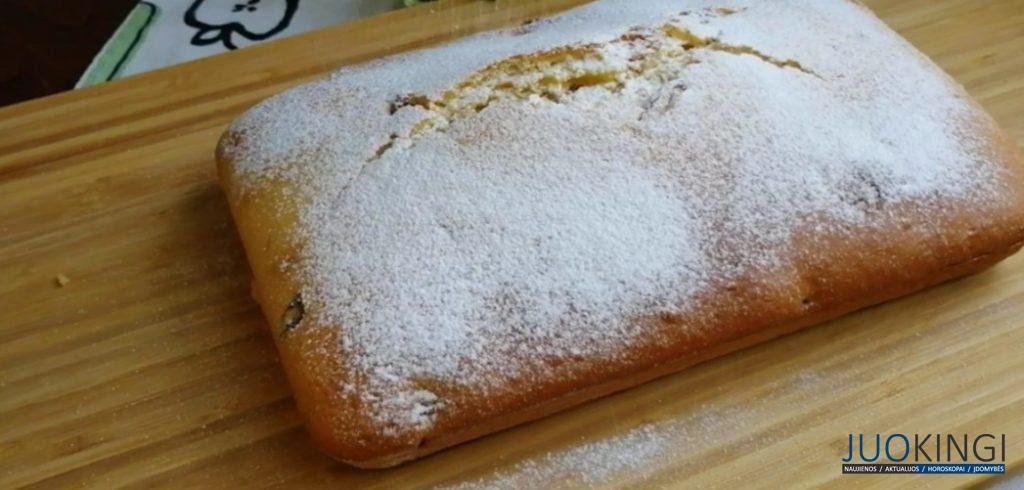 Нежный кекс на кефире за 5 минут. Миксер не нужен: использую только самые простые продукты,