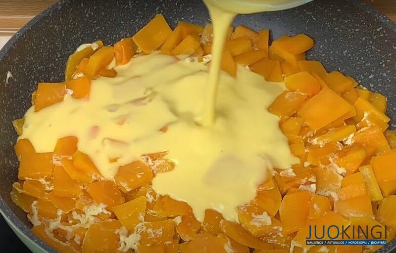 Нежнейшая запеканка из тыквы: без муки на сковороде. Вкусно, быстро и полезно