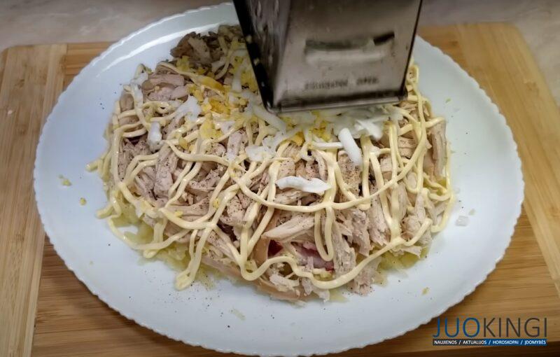 Салат "Лебединый пух". Нежный и воздушный: сразу видно, что это вкусно