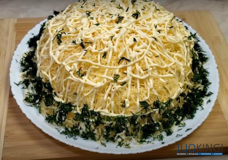 Салат "Лебединый пух". Нежный и воздушный: сразу видно, что это вкусно
