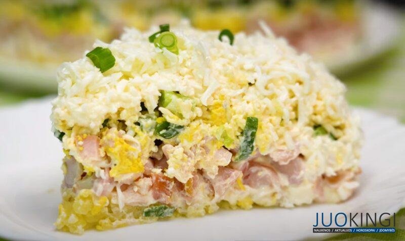 Готовлю на Новый год уже 3-й раз подряд. Безумно вкусный и красивый салат "Невеста"