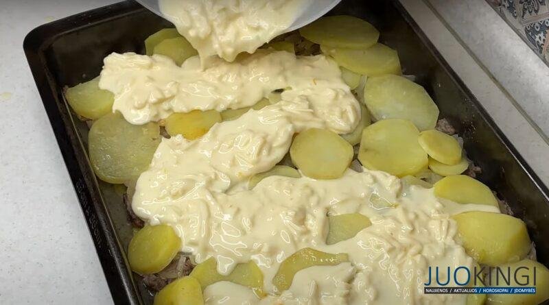 Такого вкусного ужина я еще никогда не ела. Отменное блюдо из фарша и картошки