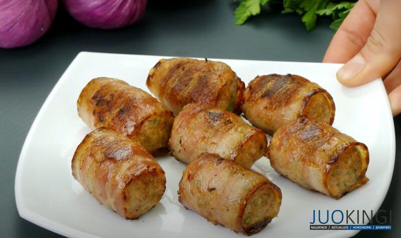 Просто море удовольствия. Беру фарш и готовлю сочные и вкусные рулетики