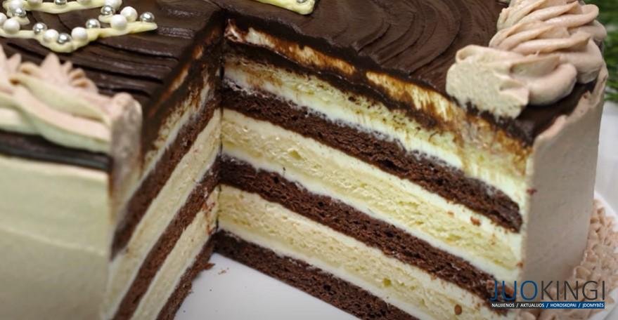 Нежный торт «Мишка». Самый вкусный, сметанный торт: без миксера и яиц