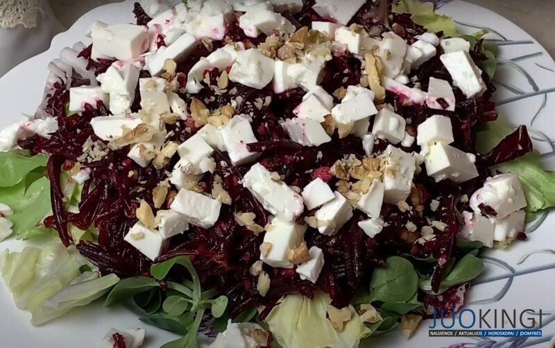 Всего 3 основных ингредиента. Быстрый и вкусный рецепт салата из свеклы: готовим за 5 минут