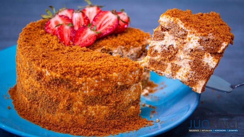 Ленивый медовик за 15 минут. Самый доступный рецепт: вкусно и просто