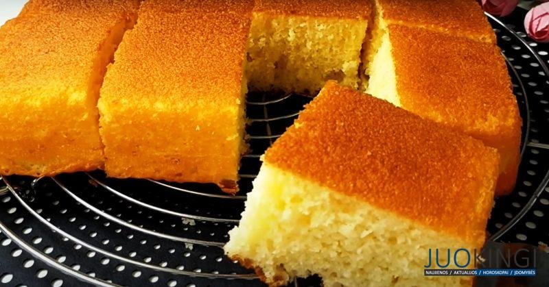 Пирог, который я не устаю готовить. Пышный бисквит для самого вкусного и нежного торта