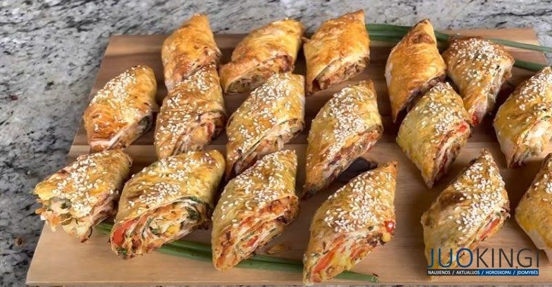 Хрустящие рулетики из лаваша. Сочная вкуснятина на обед или ужин