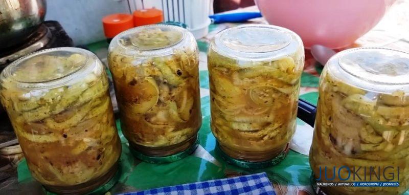 Закрываю по 45 банок. Кабачки как шашлычки: любимая закуска на зиму